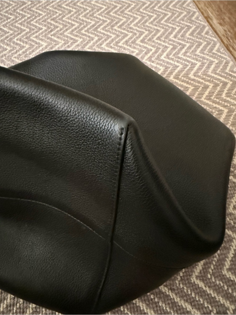 The Row Large NS Park Black Leather Tote - Picture 3 of 17